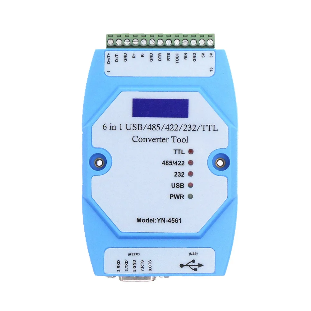 Последовательный модуль six in one CP2102 USB/485/422/232/TTL совместный конверсионный