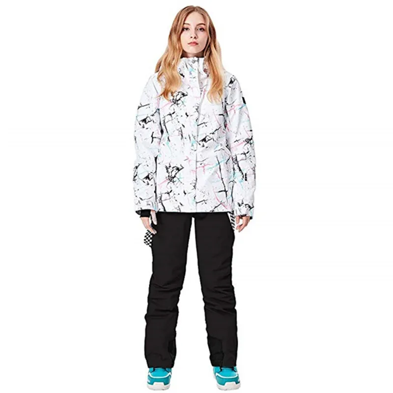 Winter snow suit women female ski suit for women Mountain skiing snowboard jacket snow pant ladies warm waterproof