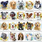 Алмазная вышивка, мозаика, вышивка крестиком, животное, кошка, бульдог, Тедди, собака, щенок, милый шнауцер, Хаски, самоед, домашний декор, птица