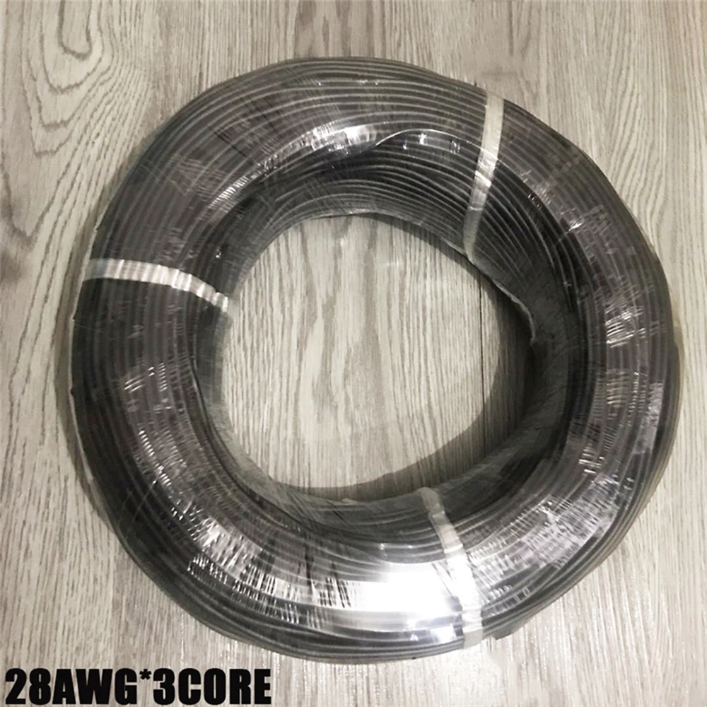 20AWG 22AWG 24AWG 26AWG 28AWG 2 ядра мягкий ПВХ провод 300 м мягкая оболочка кабель управления линией для клавиатуры DIY провод DHL