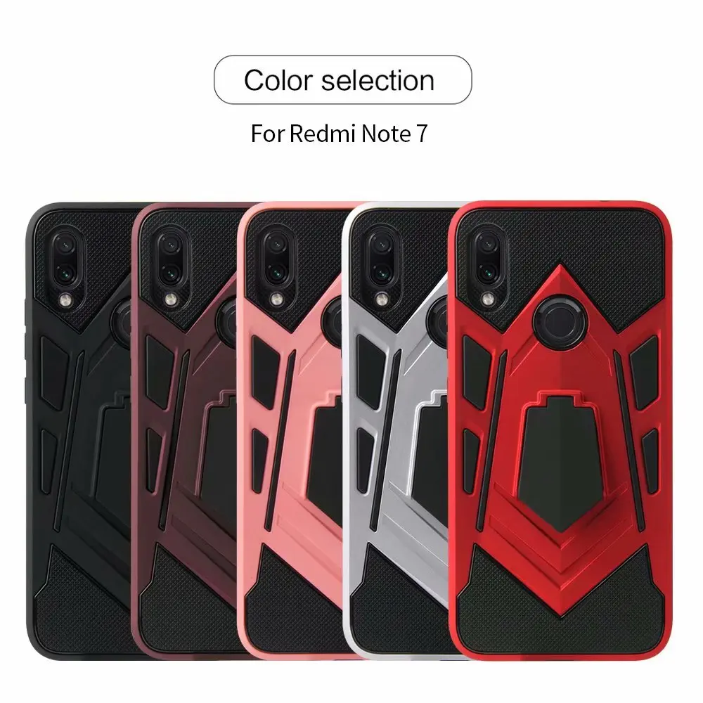 For Xiaomi Redmi Note 8 7 6 5 Pro Case Hard With Stand Armor shockproof protect Back Cover for 8A 7A 6A 5A |