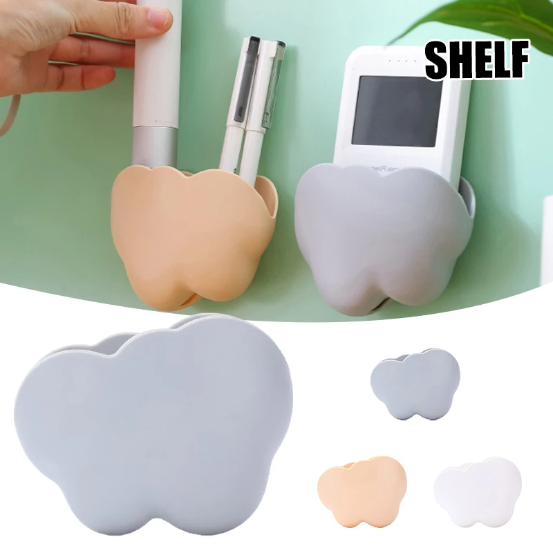 

Настенный держатель для пульта дистанционного управления облака Многофункциональный удобный с клейкой водостойкой экономией пространств...