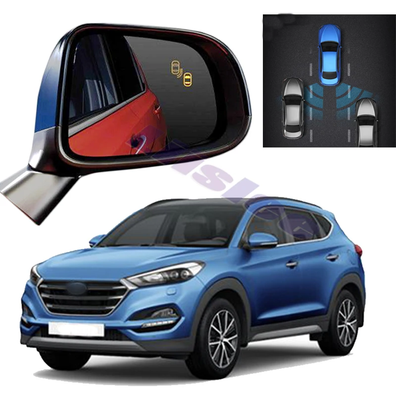 

Автомобильная система BSM BSD BSA, радар, предупреждающая система безопасности, зеркало с оповещением, датчик обнаружения для Hyundai Tucson TL 2015, 2016, ...