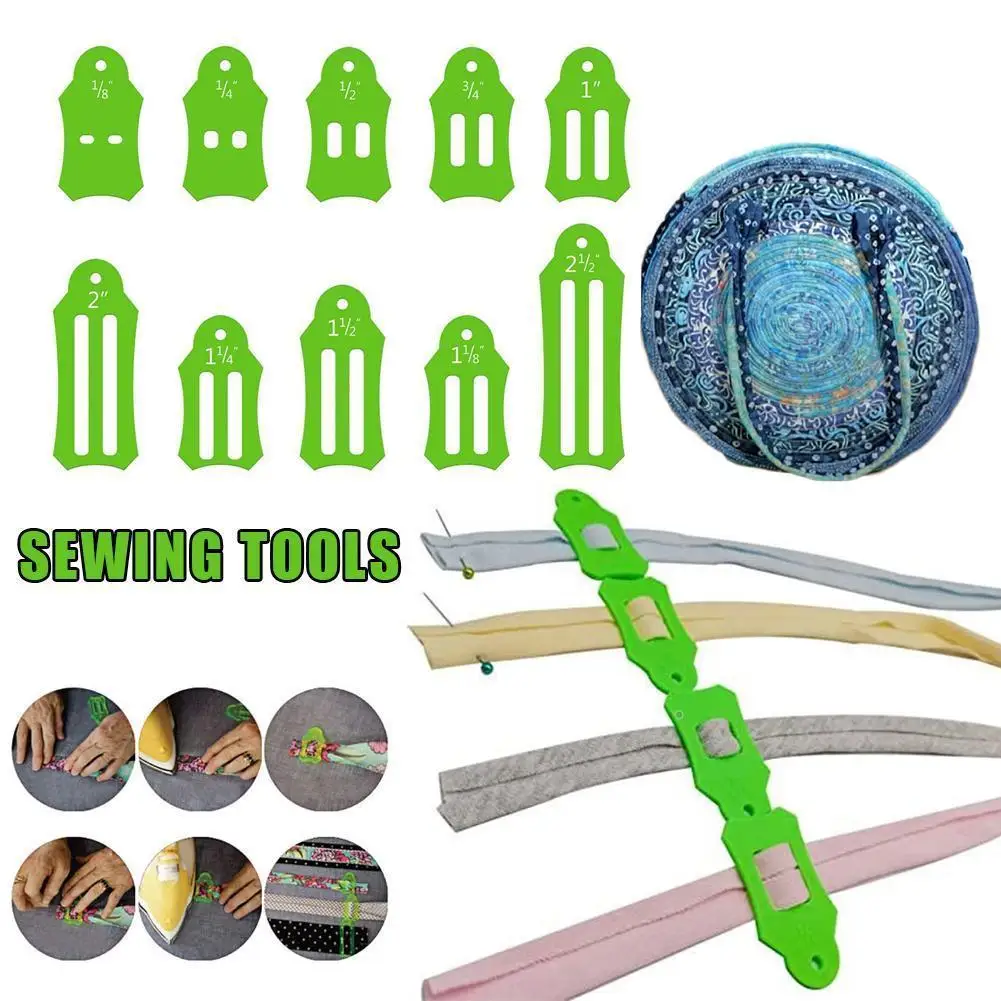 Fabric Maker Set For Sewing Quilting Sasher Tools With Storage Ring And Positioning Needle DIY Making Ribbons Weaving Strips NEW | Дом и сад