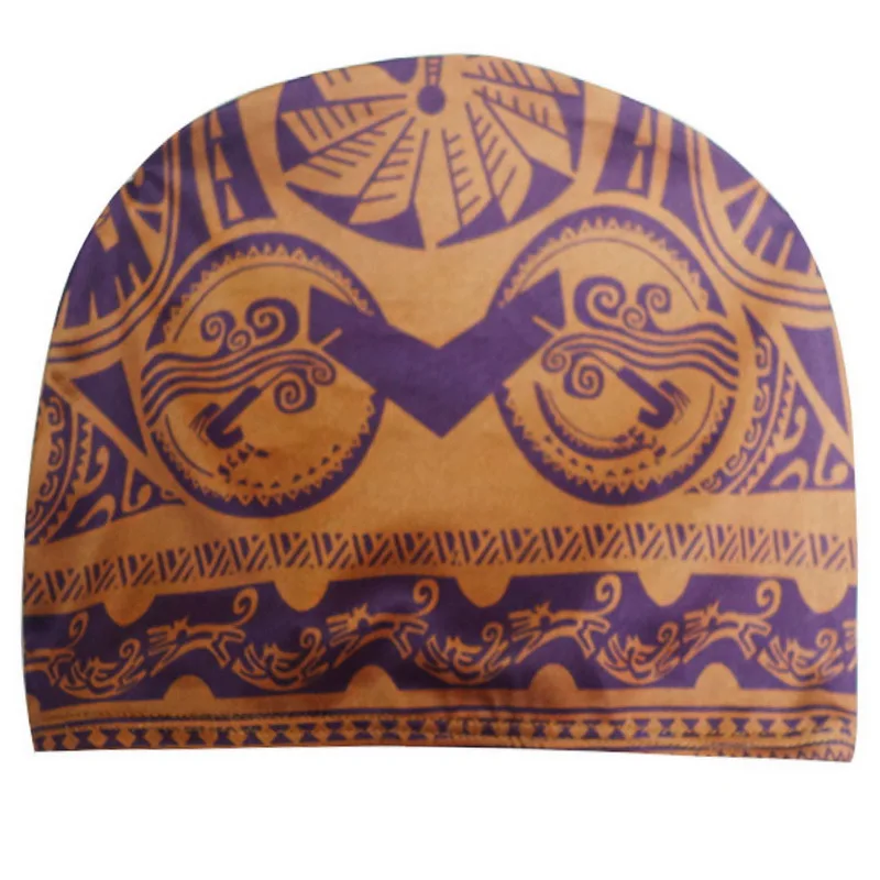 Детский купальный костюм из футболки брюк и шапки |