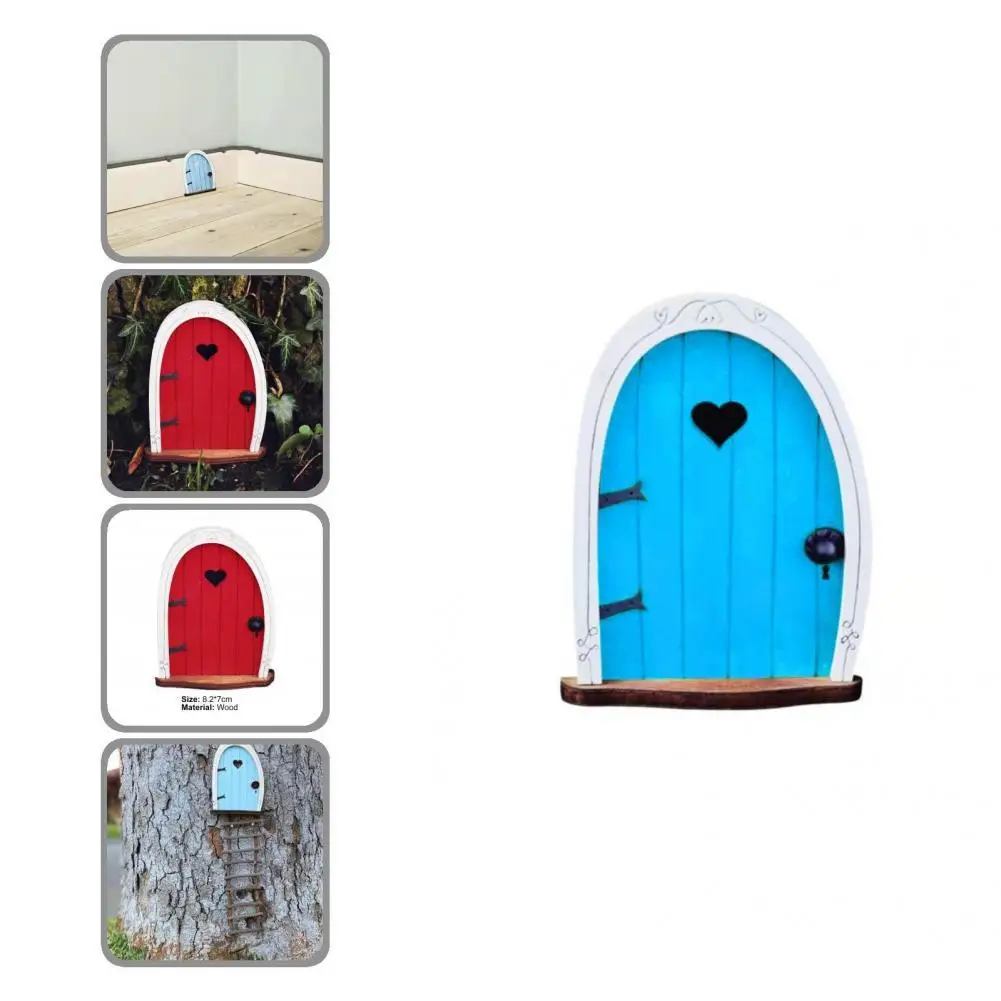 

Сказочные Скульптуры, дверь, практичное детское ремесло, дверь сказочного дома, нежная, без заусенцев, миниатюрная сказочная дверь