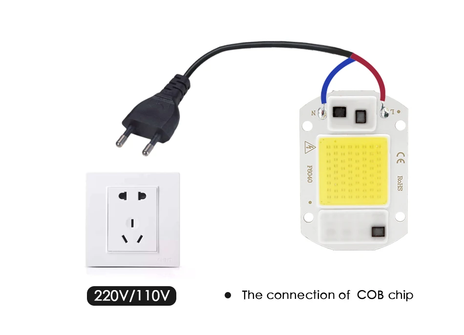 LED COB Chip Smart IC Bead No Driver DIY Y32 3W 5W 9W 10W 20W 30W 50W 100W 150W Spotlight Floodlight Lamp 220V 110V White Light