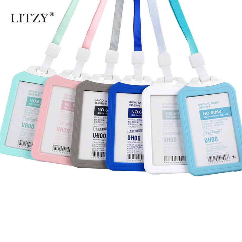 Однотонный бейдж для визиток удостоверения личности именная бирка персонала