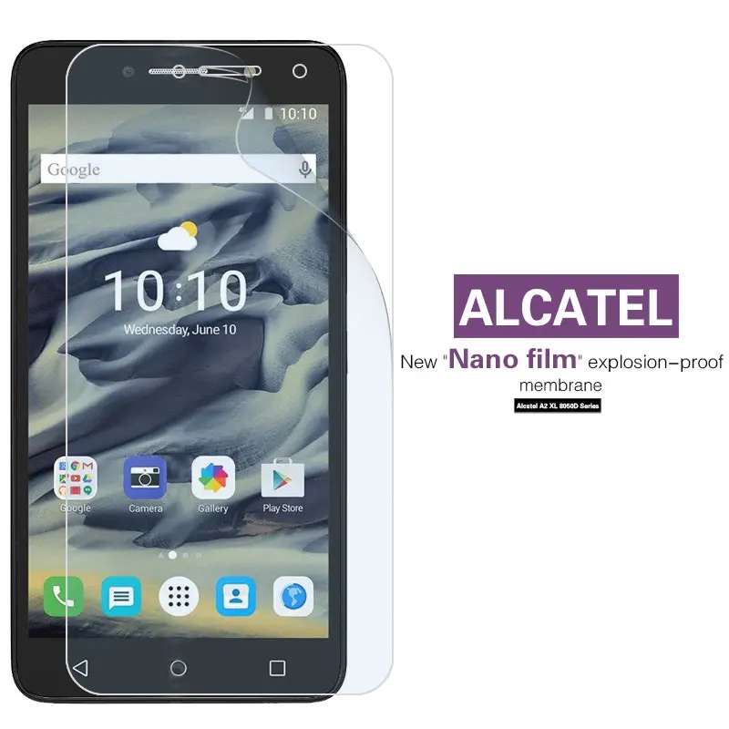 Мягкая нано-пленка для Alcatel A2 A3 A7 A30 A50 XL 8050D Plus Fierce A5 LED 7071DX D3 4035X Dawn 5027D, защита экрана