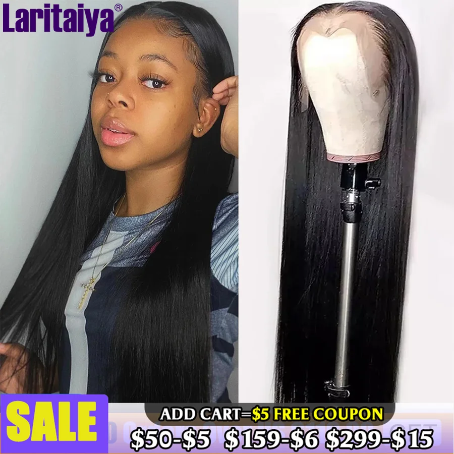 Malaysian Straight Lace Front Wig For Women Human Hair Wig 4x4 5x5 HD Lace Closure Wig Transparent 13x4 Lace Frontal Wig 30 Inch