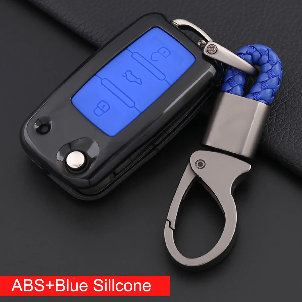 

For VW Volkwagen Polo Bora Tiguan Passat Golf 6 Lavida Scirocco ABS Protection Car Key Case Shell Cover Auto Accessories