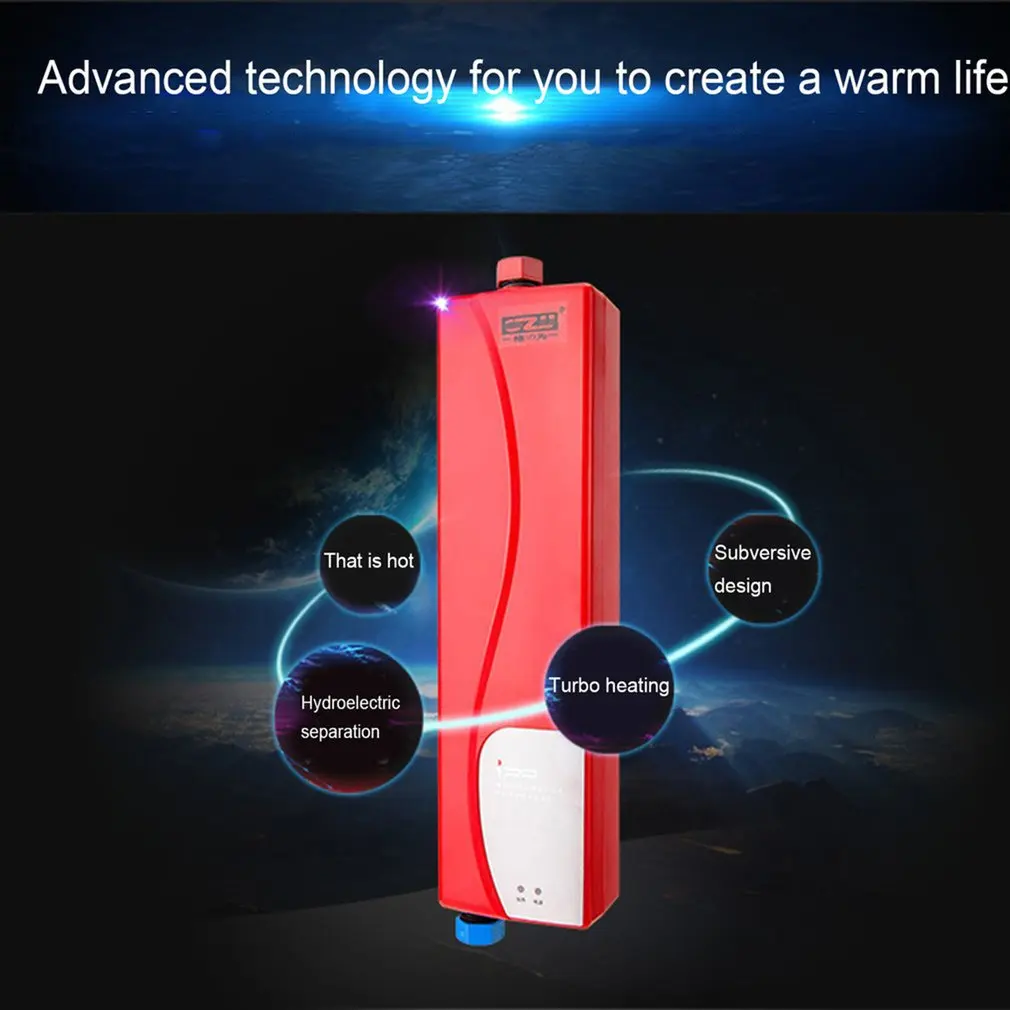 Универсальный мгновенный нагреватель для кухни Po электрическая водяная