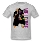 Забавная Мужская футболка с круглым вырезом, повседневная хлопковая Футболка с графическим принтом, топ с круглым вырезом и вырезом лодочкой для жилых зомби игр