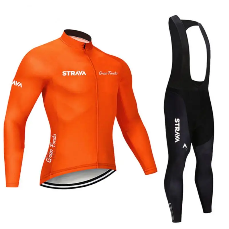 

Cycling Jersey Set For Men Spring Autumn Pro Bicycle Team Long Sleeve MTB Mountain Bike Bib Sportswear Suit Cycling Equipment