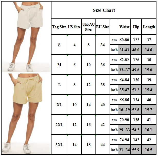 

Women High Waisted Shorts Summer Solid Drawstring Shorts Casual Beach Loungewear Loose Short Pants Womens Shorts Summer