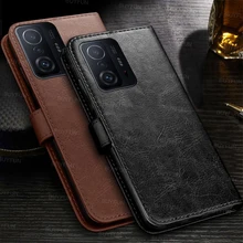 Para Fundas For Xiaomi Mi11T Xiaomy Mi 11T Pro 5G Wallet Stand Case Flip Leather Covers On Xiaomi11T Xiomi 11 T Coque Capa Etui