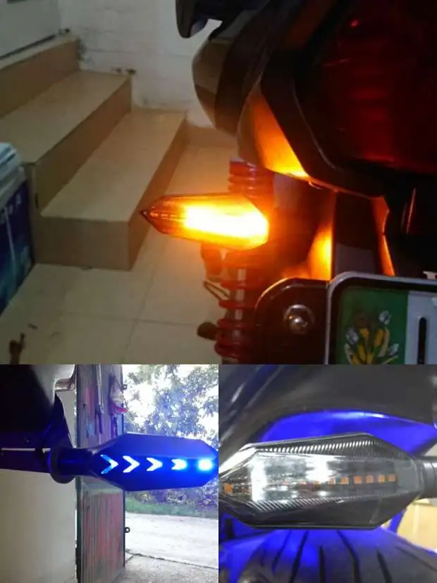Мотоцикл светодиодный указатель поворота для Honda Grom Cb190r Cbr250r Yamaha Fz1 Fz6 Ybr 125 Bmw F800r buell
