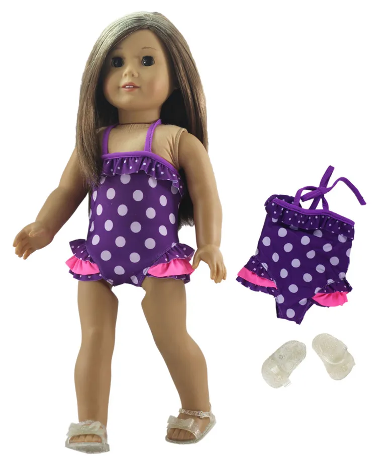 1 комплект Одежда для кукол купальный костюм 18 дюймов американская кукла много