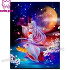 5D Вышивка, японские женщины, танцы с мечами, полная алмазная живопись, вышивка крестиком, круглая квадратная искусственная живопись, Декор