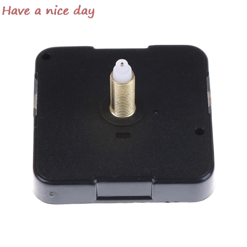 

1PCS Black 15mm Long Thread Quiet Mute Quartz Clock Movement Mechanism DIY Repair Tool Part