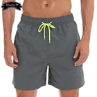 Для мужчин плавательные шорты Повседневное тренировочные шорты быстросохнущие Surf Пляжные Шорты для купания спортивные беговые фитнес-шорты