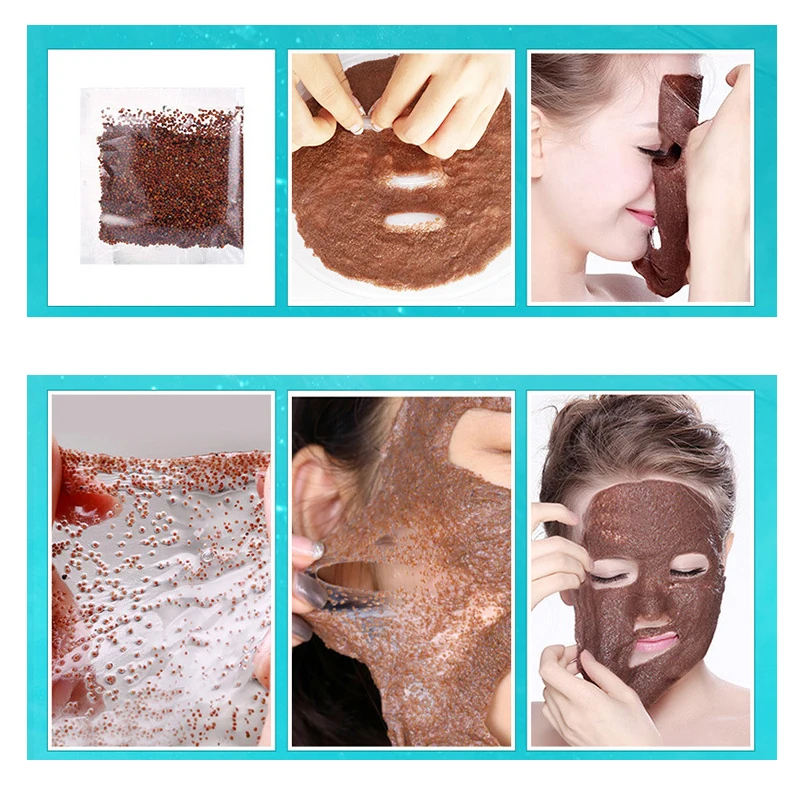 

10-100Pcs Natural Moisturizing Seaweed Clay Mask Collagen Deeply Hydrates Anti-Aging Whitening Cleans Pores And Face Skin Care