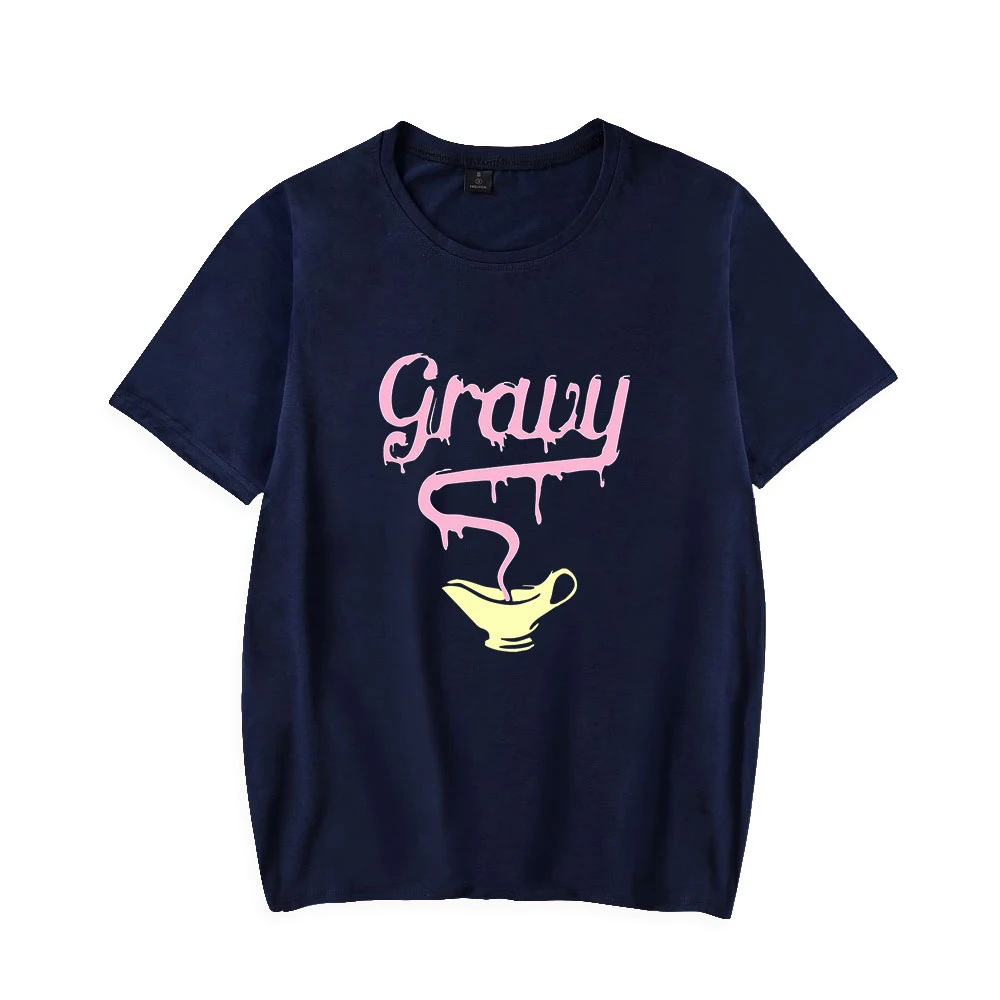 Мужские футболки в стиле Харадзюку летние с коротким рукавом и надписью Yung Gravy 2D