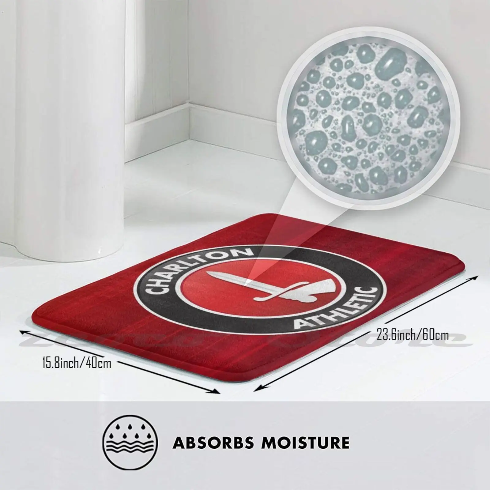 Домашний коврик для занятий спортом шарлтон нескользящий с водопоглощением