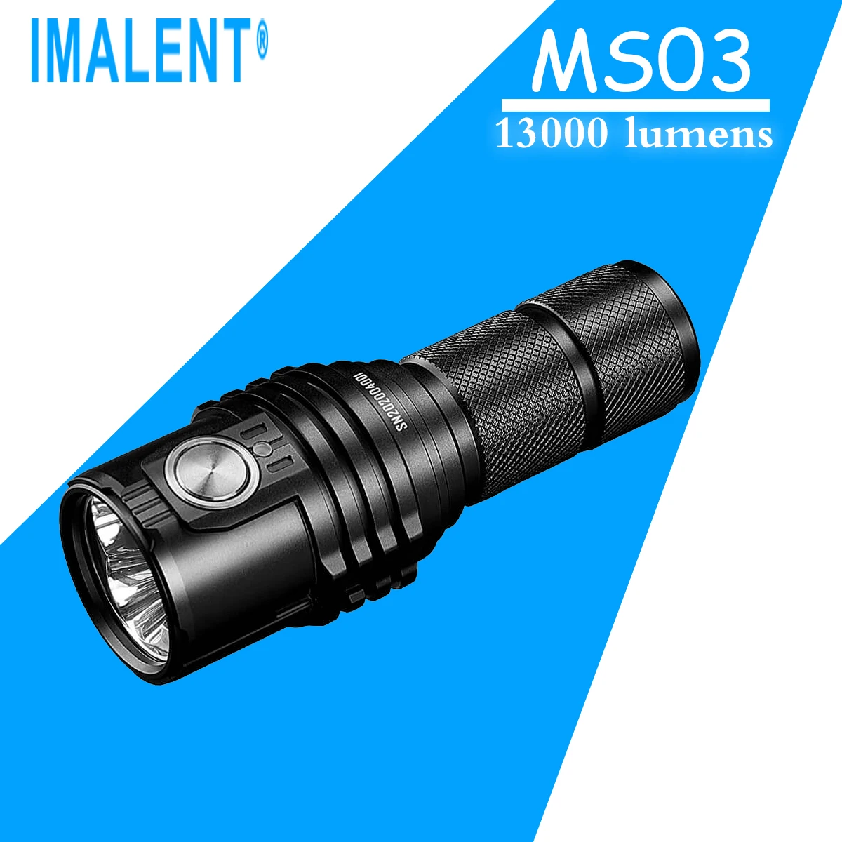 買取 Imalent-ハイパワーLED懐中電灯ms03,タイプc,充電式,21700バッテリー,13000ルーメン,懐中電灯,電球付き