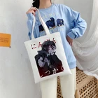 Японское аниме Bungo Stray Dog Осаму дадзай Холщовая Сумка Goth Shopper Вместительная женская сумка винтажная сумка через плечо классическая сумка