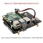 Raspberry Pi 4B 2,5 дюйма SATA HDDSSD Shield  X825 V1.5 Плата расширения для хранения