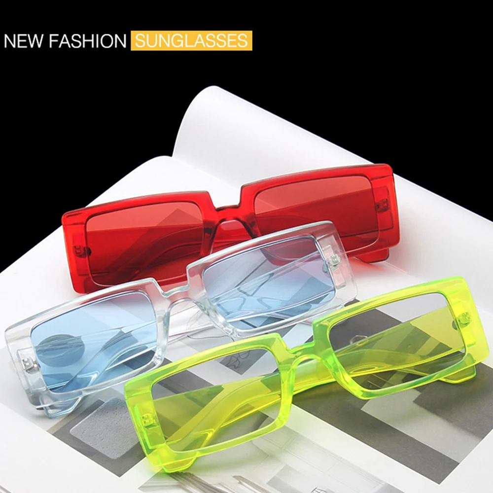 Модные Винтажные Солнцезащитные очки Женские Ретро прямоугольные