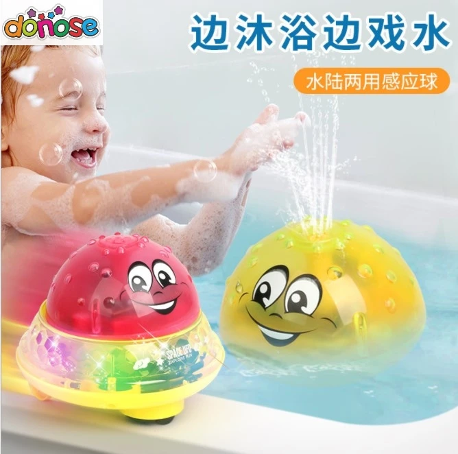 Игрушки для ванной брызг воды светильник поворот с Душ бассейн детские игрушки