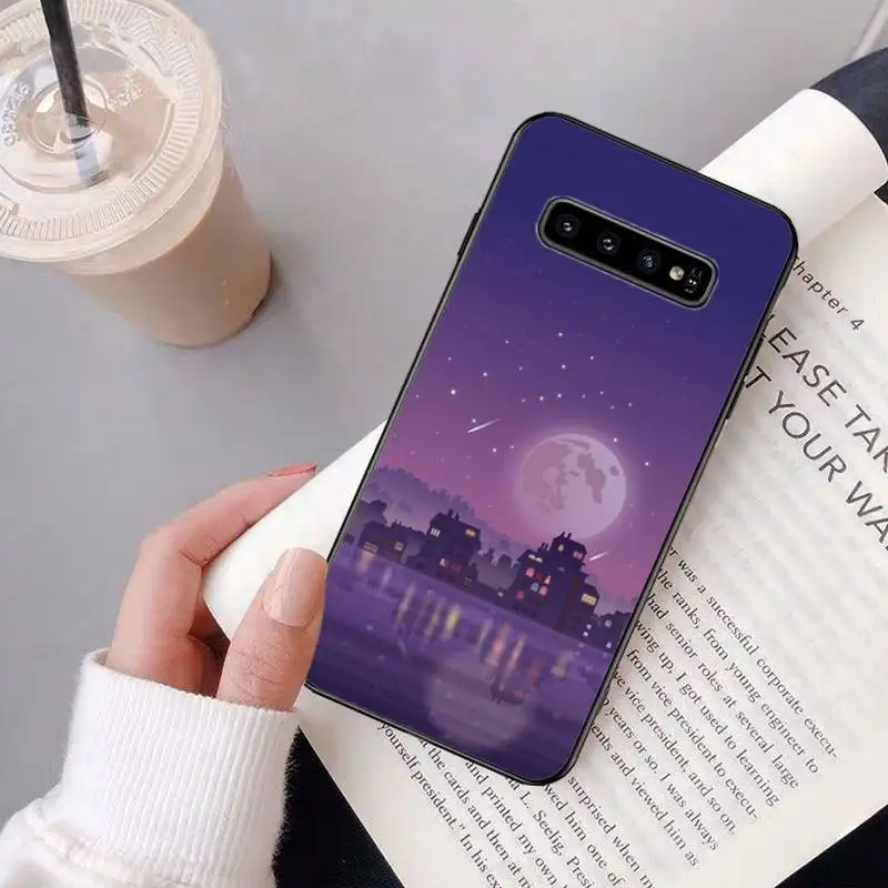 Beautiful view at night Phone Case luxury brand case for samsung galaxy S8 S9 S10e S20 PLUS J6 J600 cases cover