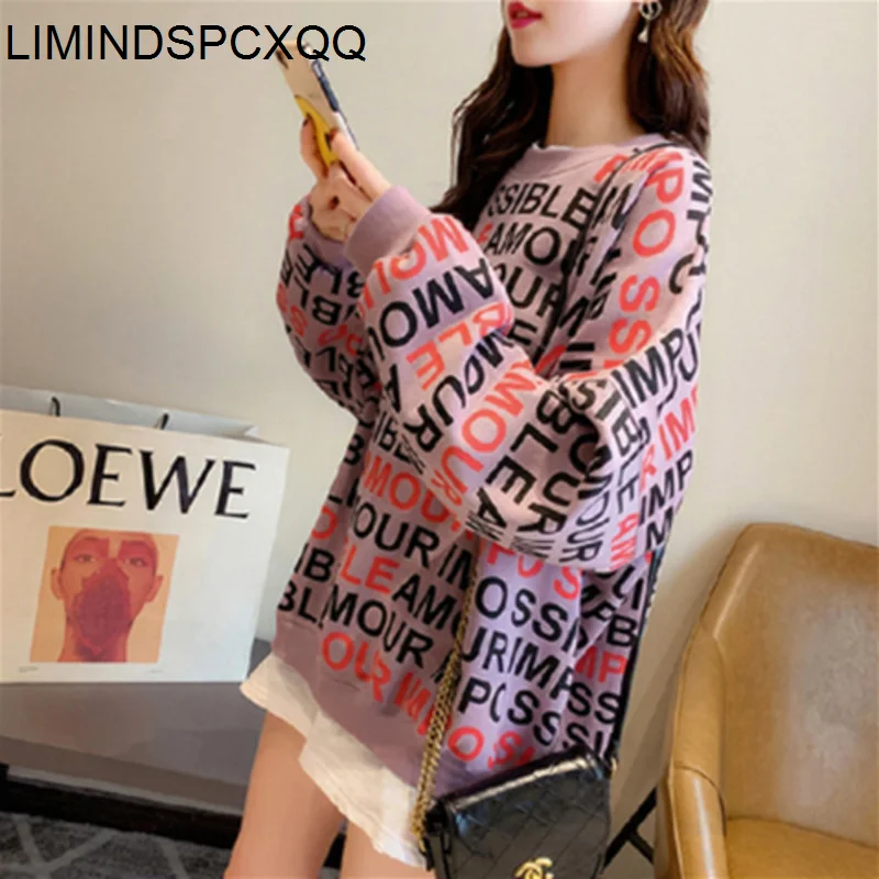 

2021 Fashion Popular Sports Hoodie Loose Plus Size Long Sleeve Graffiti Print Female Long Sleeve Clothing Thin Top Spring Autumn