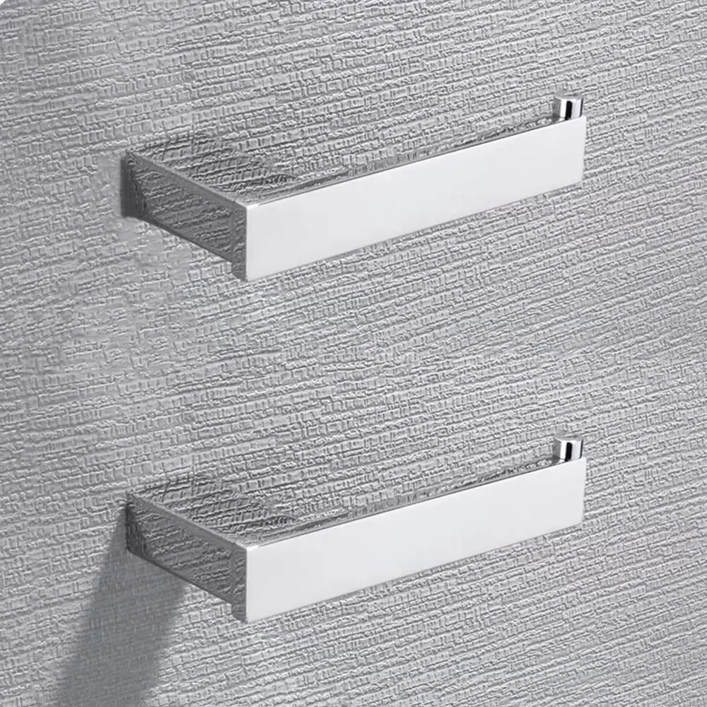 Настенные хромированные держатели для туалетной бумаги квадратное зеркало из