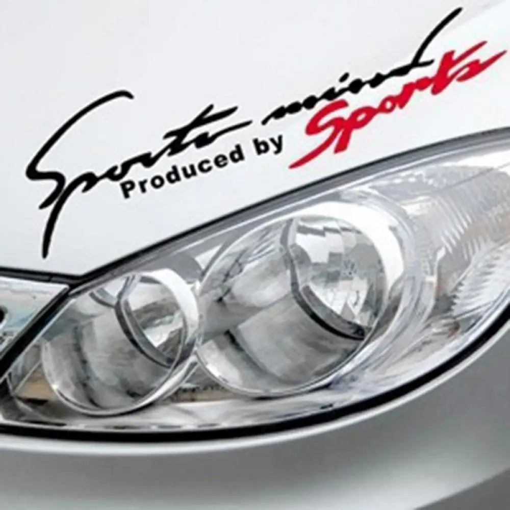 Авто-Стайлинг 19 см * 7 модные наклейки на автомобиль светильник спортивные