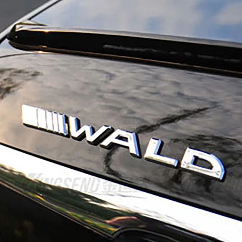 1 шт. 3D металлический Wald черный Bison автомобильный боковое крыло задний багажник