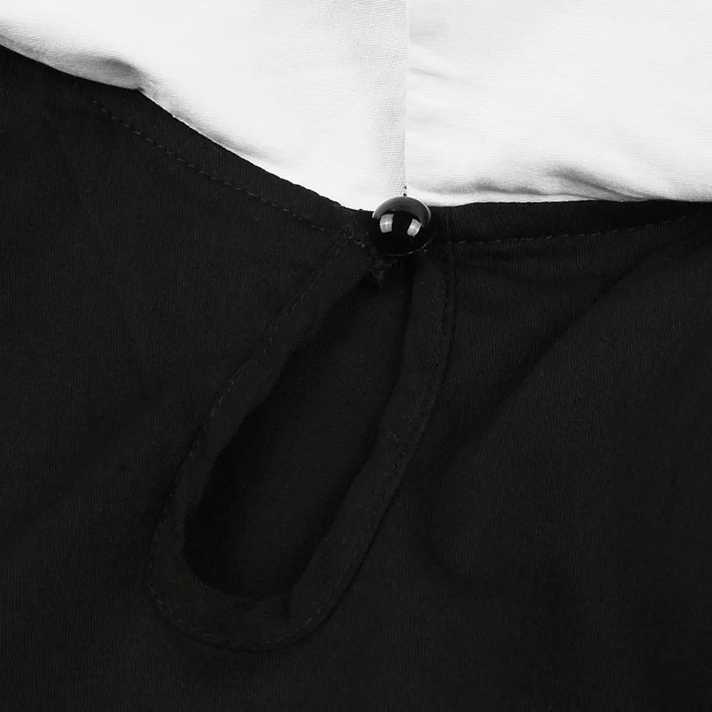 

Rosetic Women Vintage Gothic Dress Summer Embroidery Bat Print Goth Girl Preppy Style Party Casual Pin Up Dresses Plus Size 2XL