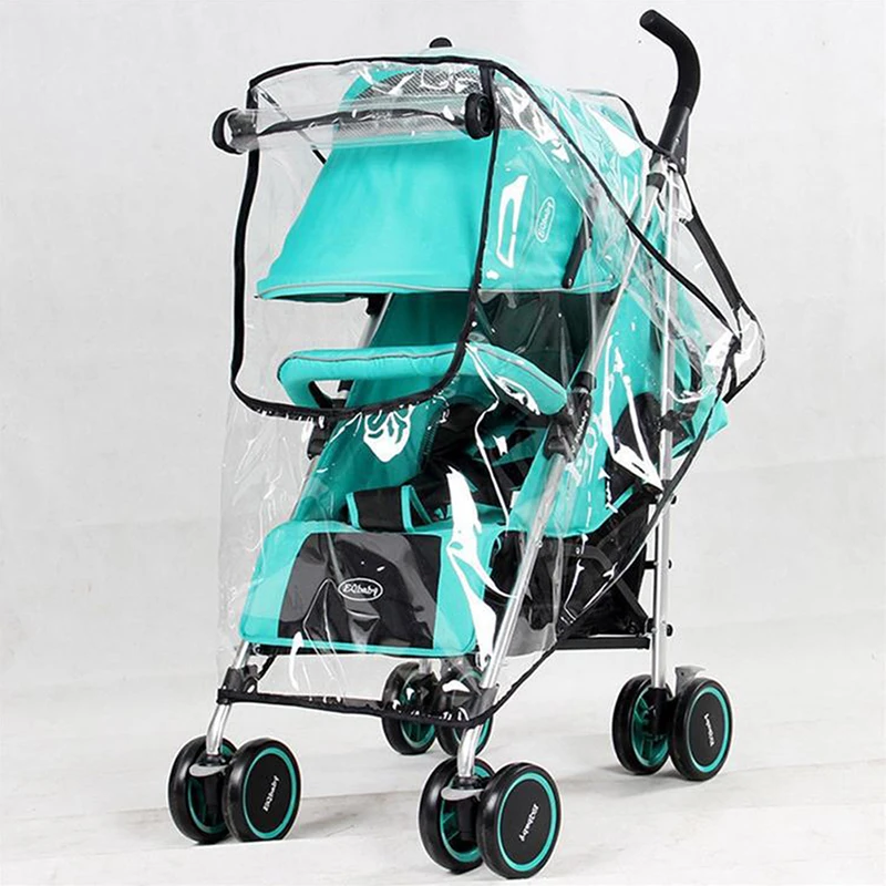 

Аксессуары для детской коляски, прозрачный непромокаемый чехол от дождя и ветра, защита от пыли, молния, открытие для детских колясок, дожде...