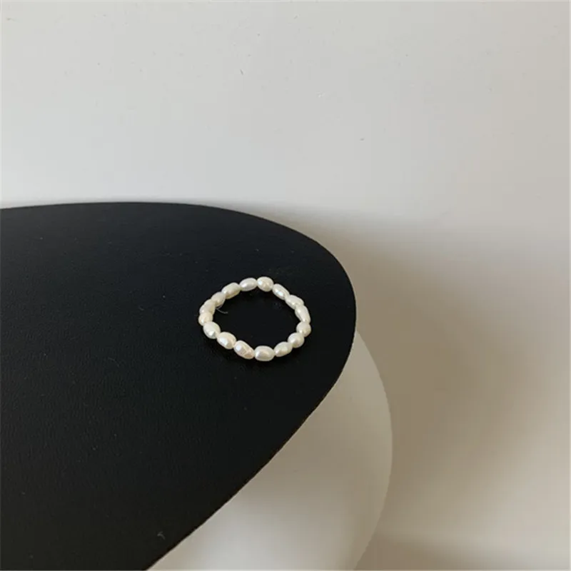 Растягивающееся кольцо барлок винтажное женское жемчужное пресноводный жемчуг
