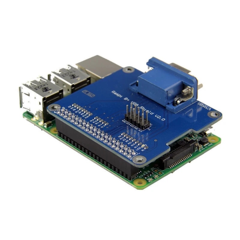 Плата расширения Raspberry Pi GPIO к VGA для 4 3 Модель B RPI 4B 3B + | Компьютеры и офис