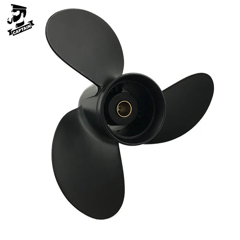 Captain Propeller 8.9x9.5 Fit Tohatsu and Mercury Outboard Engine 8HP 9.8HP MFS8/9.8  Black Max 8HP 9.9HP 12 Splines 3B2B64519-1