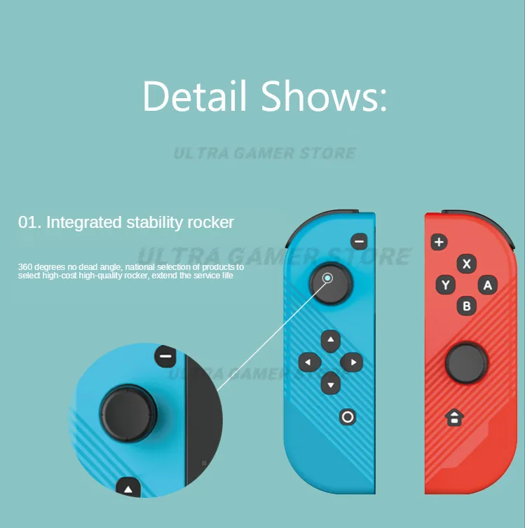 Игровой коммутатор беспроводной контроллер левый правый Bluetooth геймпад для Nintendo