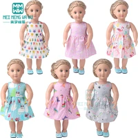 doll clothes for 45cm american doll toy new born doll accessories 15 style fashionable dresses