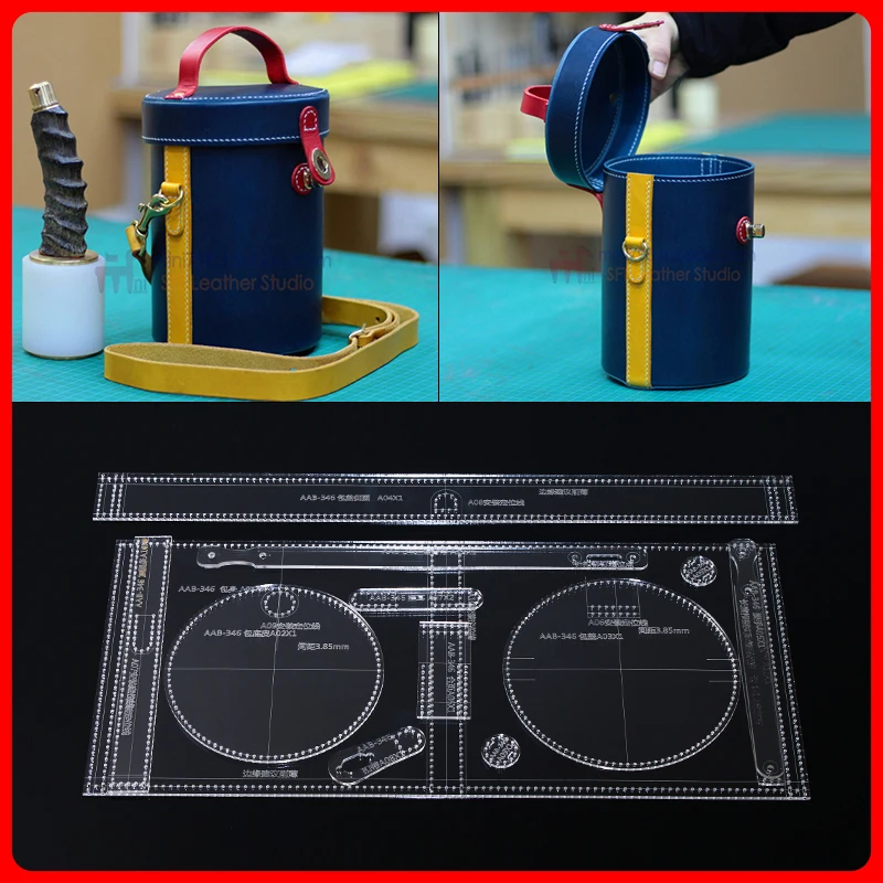 1 комплект кожаный дизайн рисунок DIY акриловый производственный шаблон одно