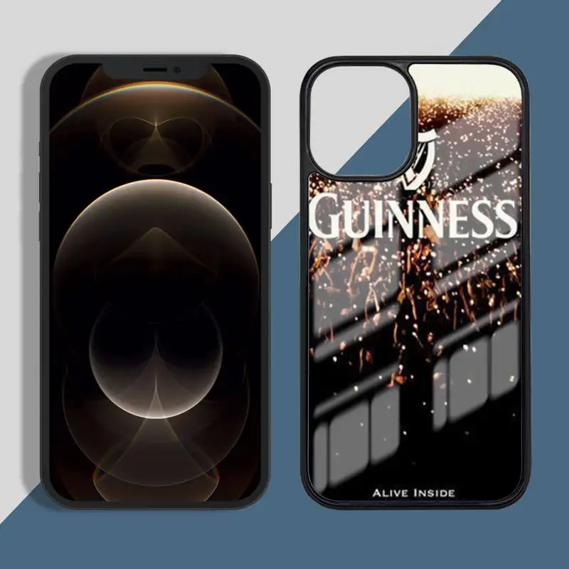 

Guinness Dark Beer Phone Case PC for iPhone 11 12 pro XS MAX 8 7 6 6S Plus X 5S SE 2020 XR