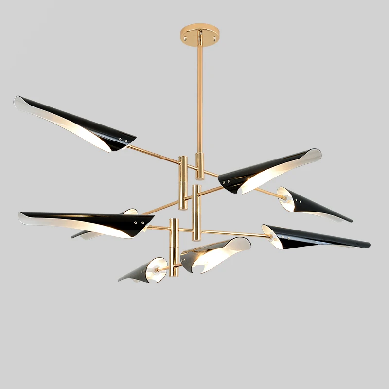 

Postmodern Creative Individual Living Room Lamp Industrial Style Simple Hall Restaurant Nordic Style Designer Bedroom Chandelier