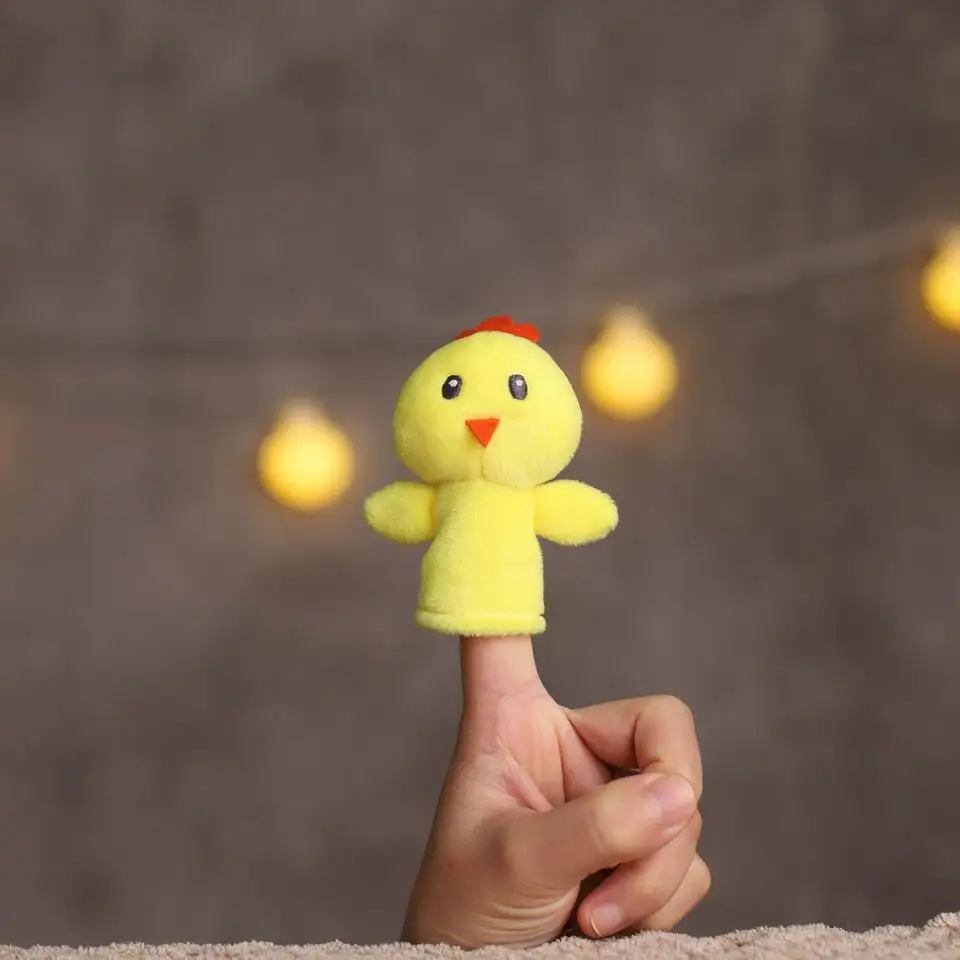 Kawaii дневная черепаха Цыпленок пчела жук пальчиковая кукла 4 дюйма Детская |