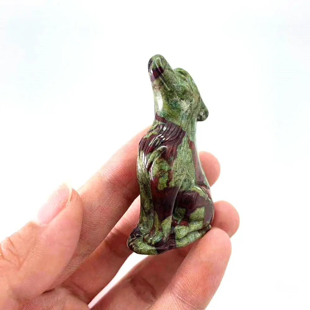 2 дюймов натуральный с украшением в виде кристаллов животными и драконами